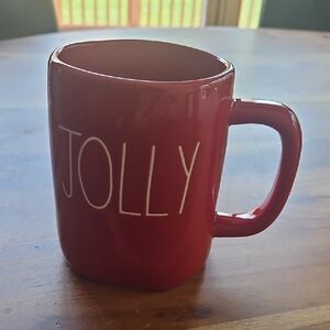 Rae Dunn JOLLY mug